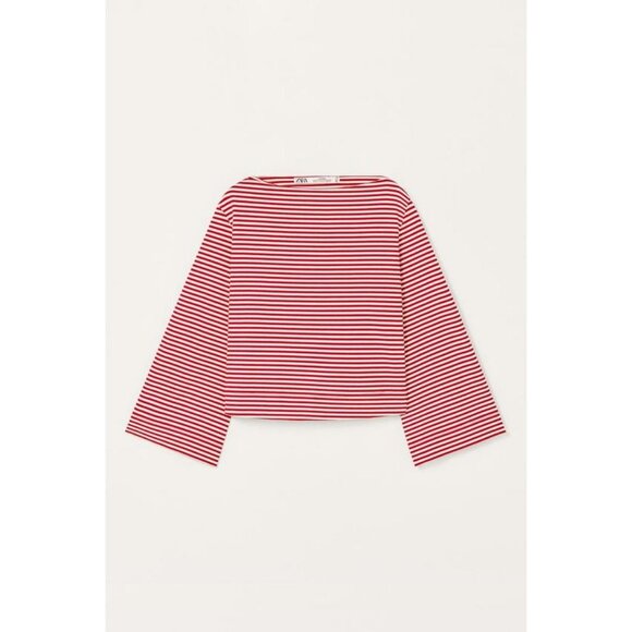 ZARA LIMITED EDITION STRIPED T-SHIRT - Picture 1 of 6